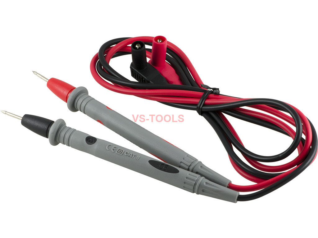 Pair Of Heavy Duty Multimeter Voltmeter Test Probe Leads